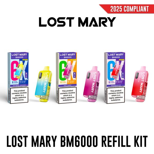 Lost Mary BM6000 6000 Pre-Filled Pod kit - Vapestore Direct