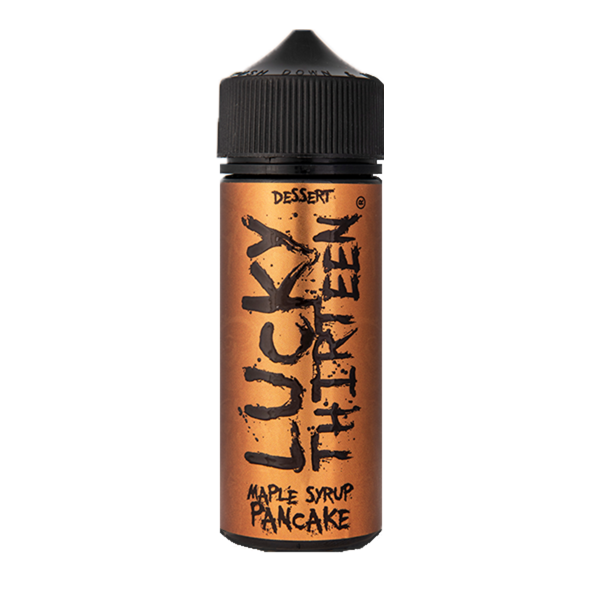 Maple Syrup Pancake E-Liquid Shortfill By Lucky Thirteen 100ml - Vapestore Direct