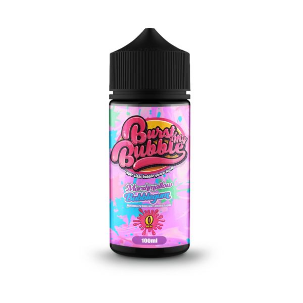Marshmallow Bubblegum E-Liquid Shortfill By Burst My Bubble 100ml - Vapestore Direct