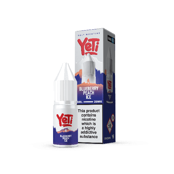 Blueberry Peach Ice SUMMIT Series E-Liquid Nicotine Salt By Yeti 10ml - Vapestore Direct