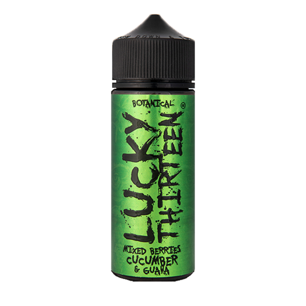 Mixed Berries, Cucumber & Guava E-Liquid Shortfill By Lucky Thirteen 100ml - Vapestore Direct