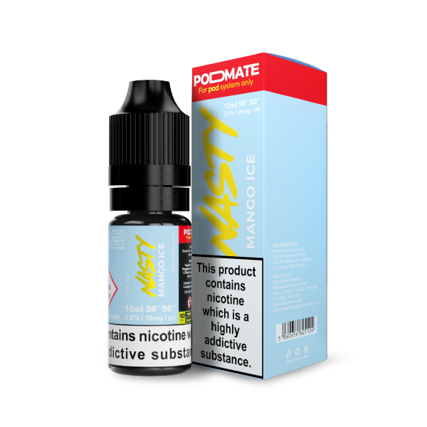 Mango Ice POD MATE E-Liquid Nicotine Salt By Nasty Juice 10ml - Vapestore Direct