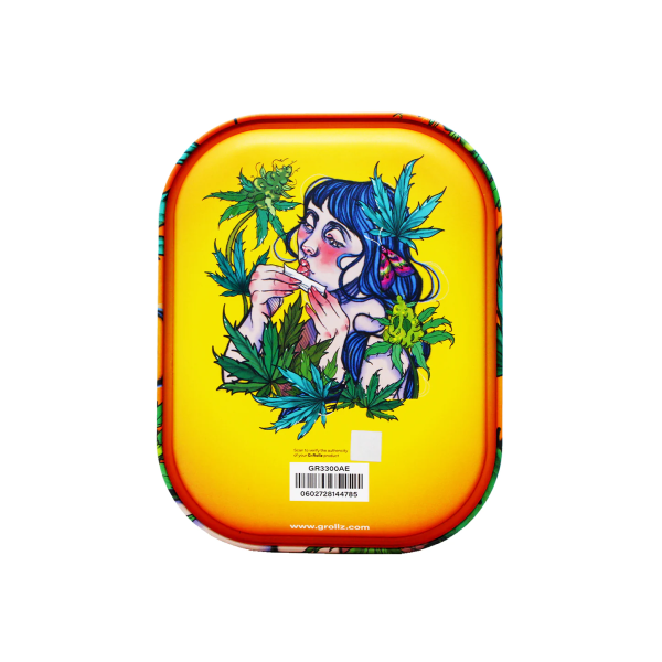 G.Rollz Metal Rolling Tray - Moth Lick - Vapestore Direct
