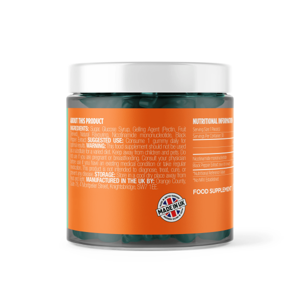 Orange County NMN Anti-Ageing, Memory & Energy Gummies - Vapestore Direct