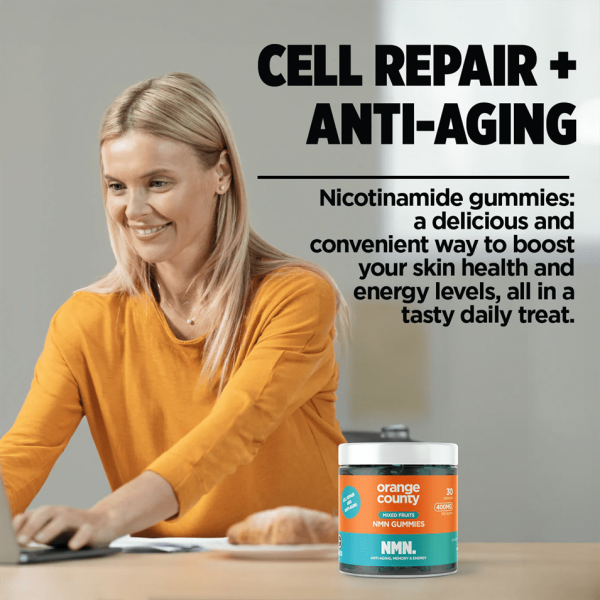Orange County NMN Anti-Ageing, Memory & Energy Gummies - Vapestore Direct