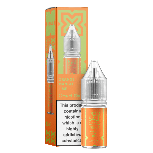 Orange Mango Lime NEXUS E-Liquid Nicotine Salt By Pod Salt 10ml - Vapestore Direct