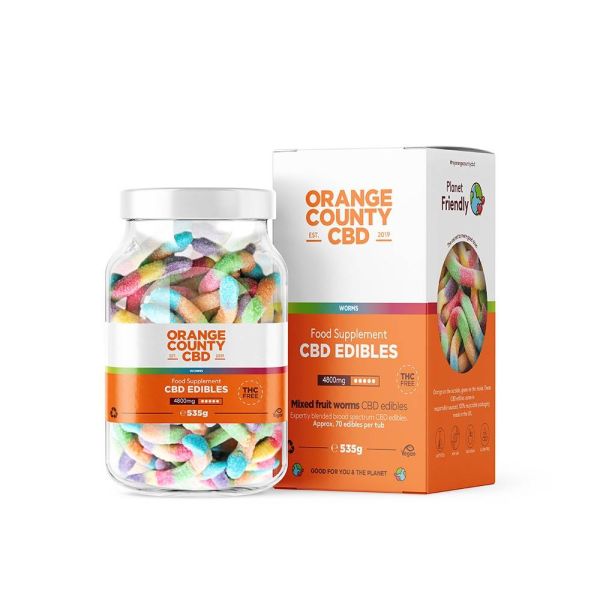 Gummy Worms CBD Gummies By Orange County - Vapestore Direct