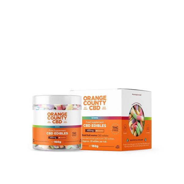 Gummy Worms CBD Gummies By Orange County - Vapestore Direct
