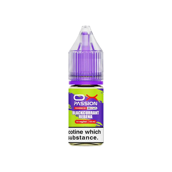 Blackcurrant Ribena OX Passion Nicotine Salt E-Liquid By OXVA 10ml - Vapestore Direct