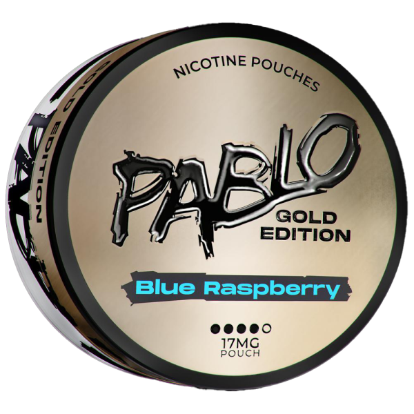 Pablo Gold Edition Blue Raspberry Nicotine Pouch - Vapestore Direct