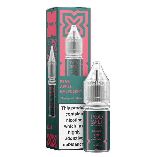 Pear Apple Raspberry NEXUS E-Liquid Nicotine Salt By Pod Salt 10ml - Vapestore Direct