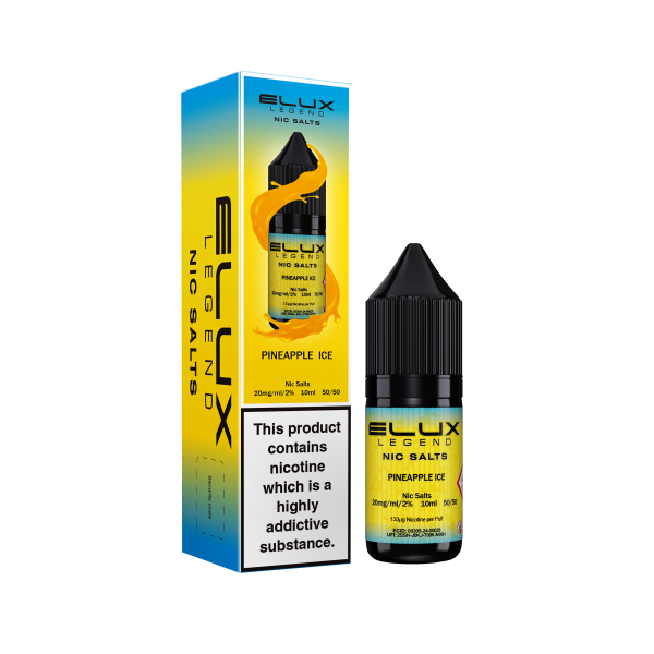 Pineapple Ice E-Liquid Nicotine Salt By Elux Legend 10ml - Vapestore Direct
