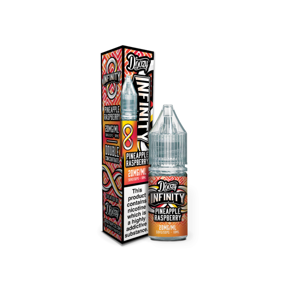 Pineapple Raspberry INFINITY E-Liquid Nicotine Salt By Doozy 10ml - Vapestore Direct