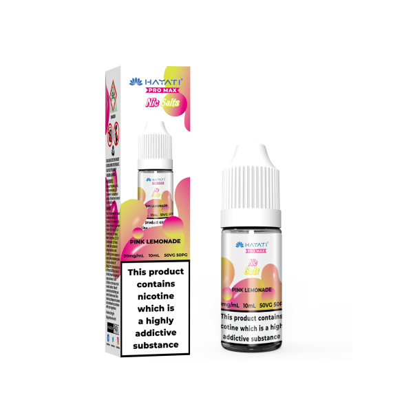 Hayati Pro Max Pink Lemonade Nicotine Salt - Vapestore Direct