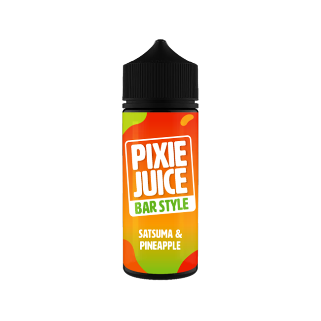 Satsuma & Pineapple BAR STYLE E-Liquid Shortfill By Pixie Juice 100ml - Vapestore Direct