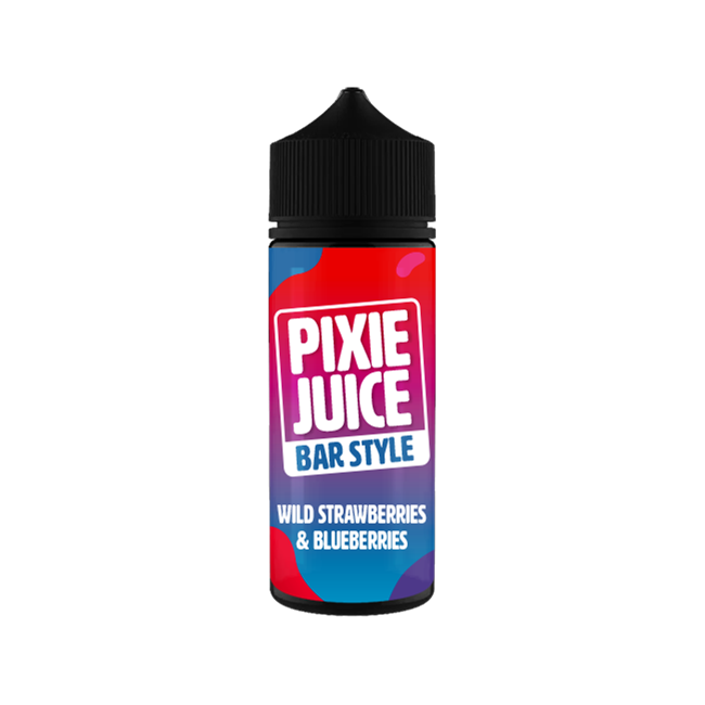 Wild Strawberries & Blueberries BAR STYLE E-Liquid Shortfill By Pixie Juice 100ml - Vapestore Direct