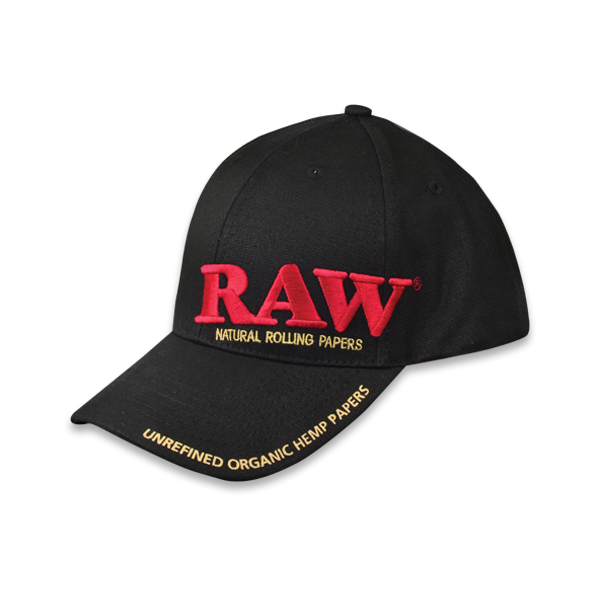 Raw Black Poker Snapback Hat - Vapestore Direct