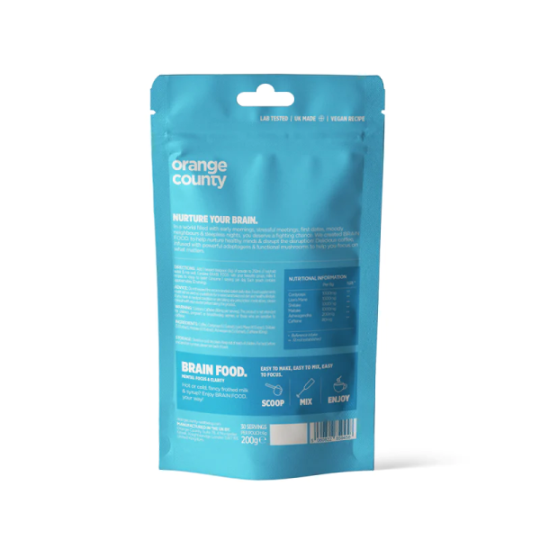Orange County Mini Brain Food Mushroom Coffee 45g - Vapestore Direct