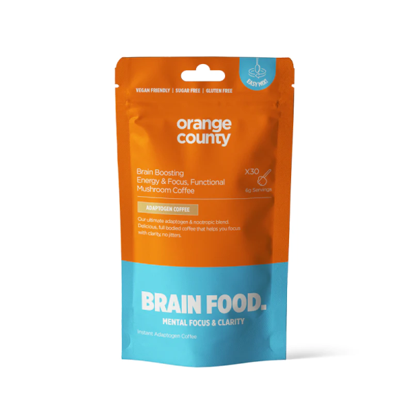 Orange County Mini Brain Food Mushroom Coffee 45g - Vapestore Direct