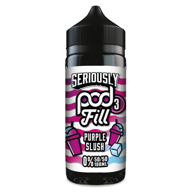 Purple Slush Seriously Pod Fill 3 E-Liquid Shortfill By Doozy Vape 100ml - Vapestore Direct