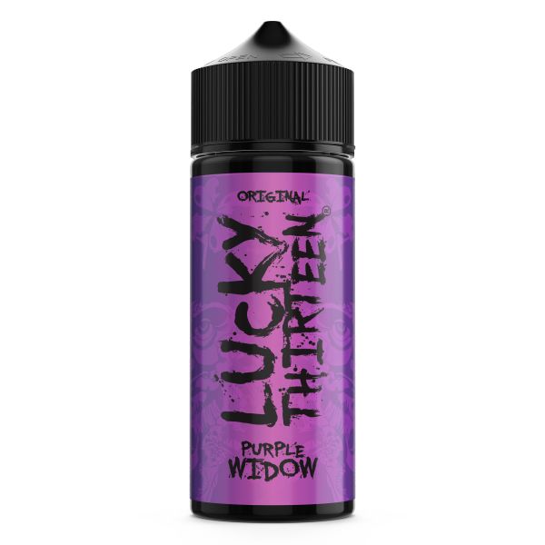 Purple Widow E-Liquid Shortfill By Lucky Thirteen 100ml - Vapestore Direct