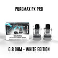 SX Mini Puremax PX PRO Replacement Pods WHITE EDITION - Vapestore Direct