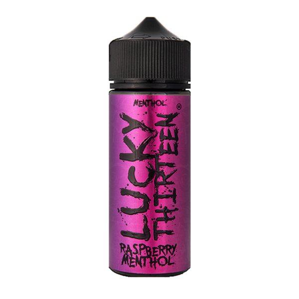 Raspberry Menthol E-Liquid Shortfill By Lucky Thirteen 100ml - Vapestore Direct