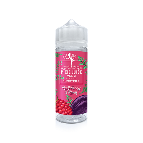 Raspberry & Plum E-Liquid Shortfill By Pixie Juice Vol.2 100ml - Vapestore Direct