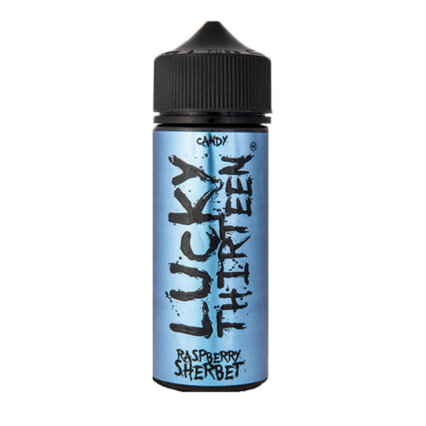 Raspberry Sherbet E-Liquid Shortfill By Lucky Thirteen 100ml - Vapestore Direct