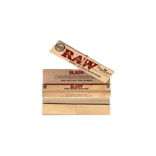 Raw Classic King Size Slim Connoisseur Papers & Roach Tips – Andy's ...