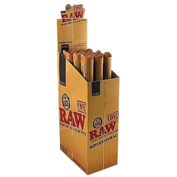 Raw Supernatural Mega Cone - 12" Long - Vapestore Direct