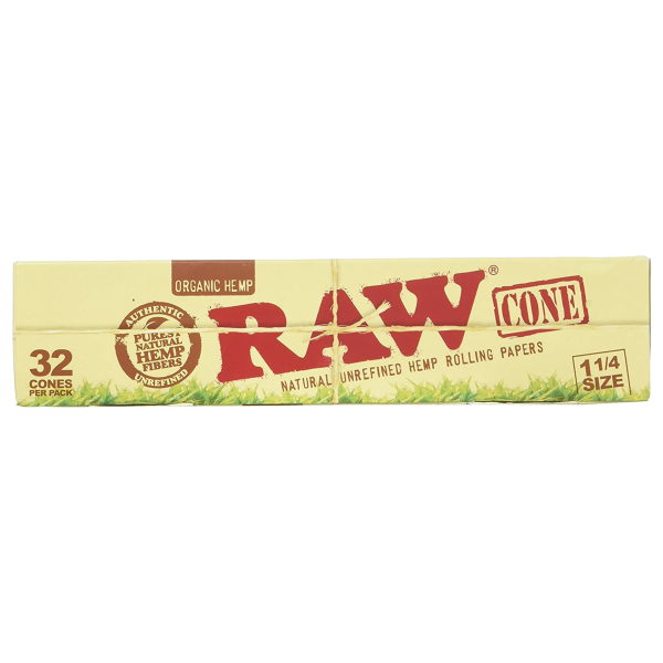 Raw Organic 1.25 Cones - 32pk - Vapestore Direct