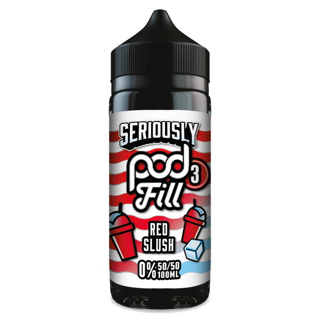 Red Slush Seriously Pod Fill 3 E-Liquid Shortfill By Doozy Vape 100ml - Vapestore Direct