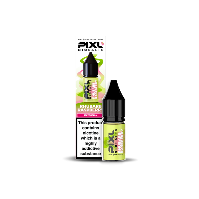 Rhubarb Raspberry Cream E-Liquid Nicotine Salt By Pixl 10ml - Vapestore Direct