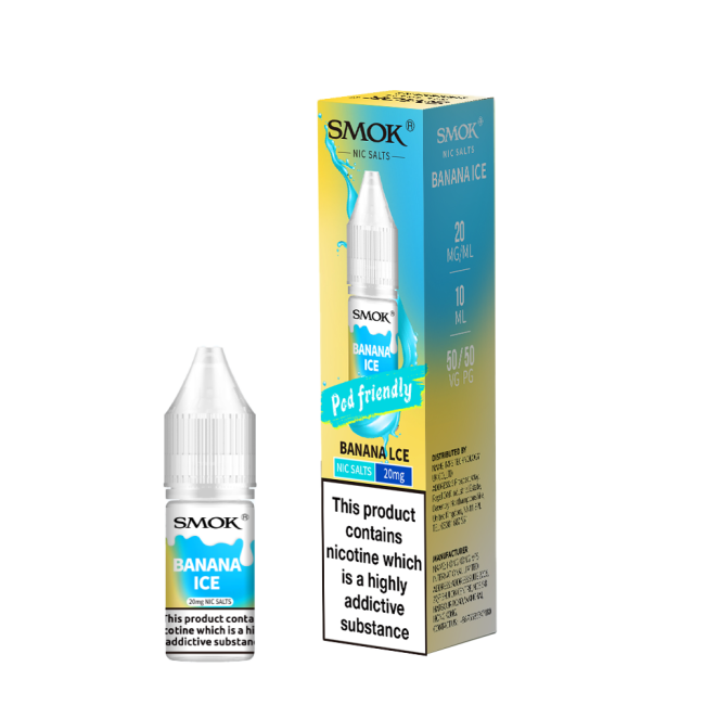 Banana Ice E-Liquid Nicotine Salt By Smok 10ml - Vapestore Direct