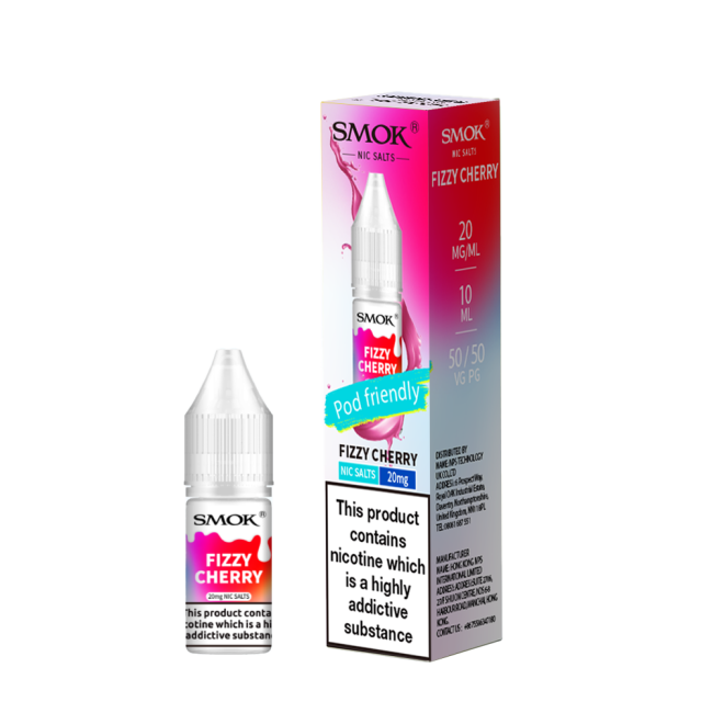 Fizzy Cherry E-Liquid Nicotine Salt By Smok 10ml