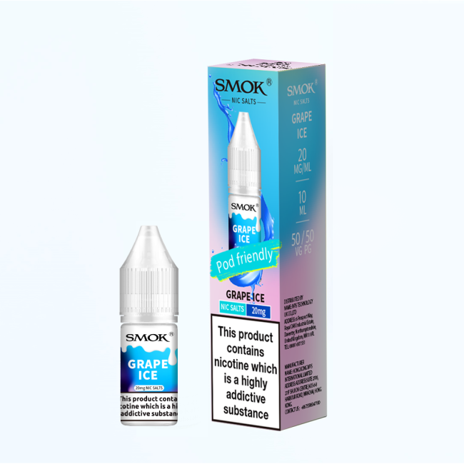 Grape Ice E-Liquid Nicotine Salt By Smok 10ml - Vapestore Direct