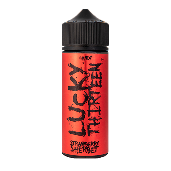Strawberry Sherbet E-Liquid Shortfill By Lucky Thirteen 100ml - Vapestore Direct