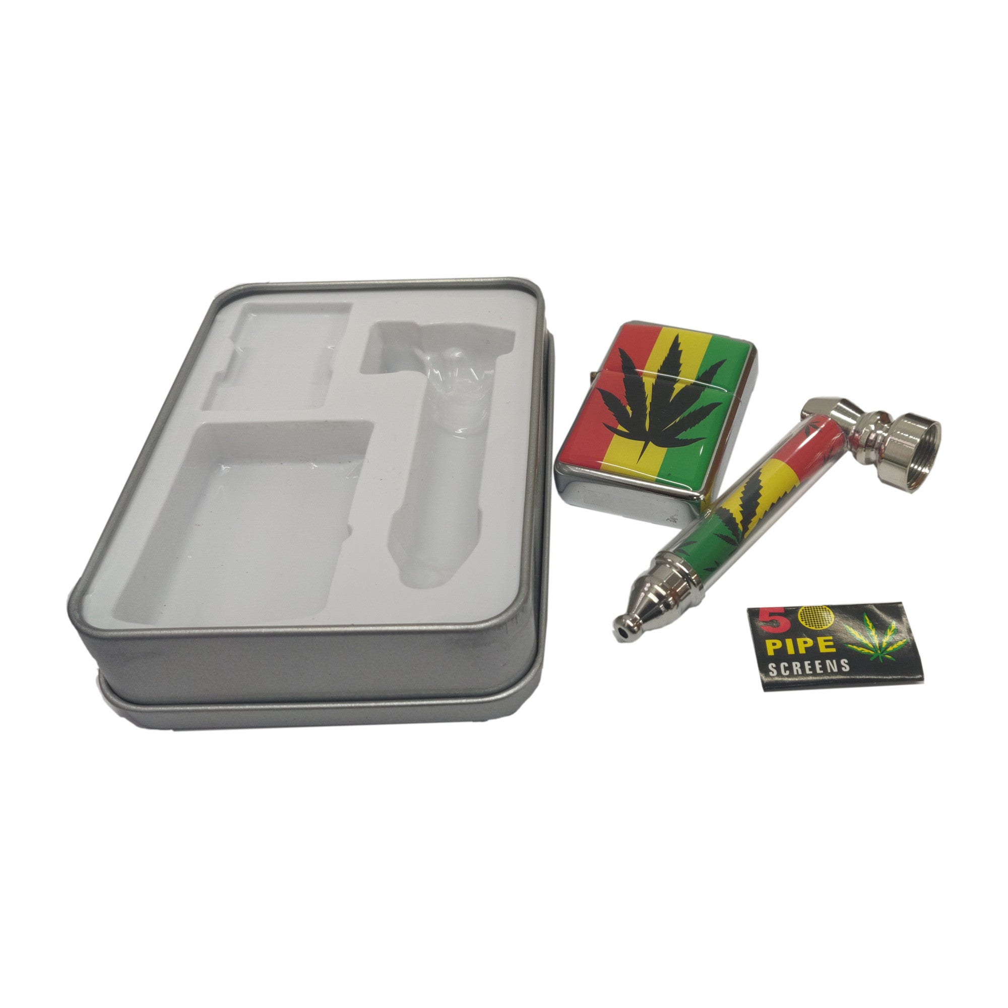Metal Smoking pipe Gift Set - Vapestore Direct
