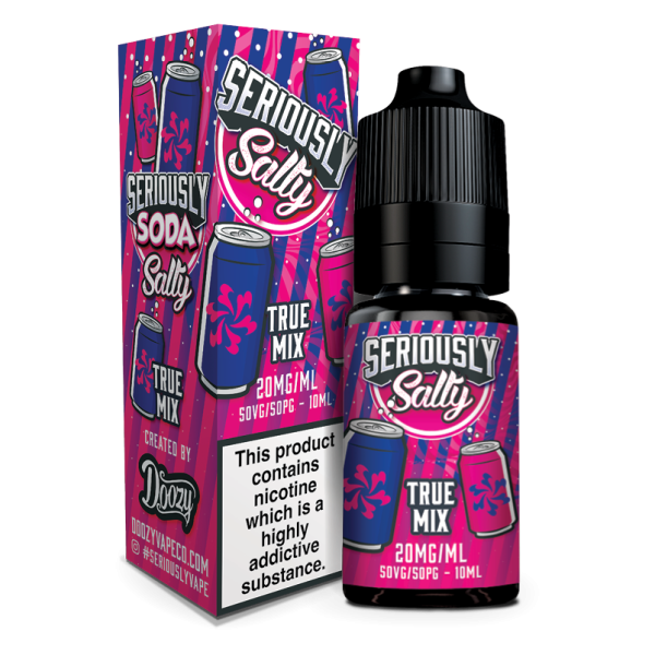 True Mix Seriously Soda Salty E-Liquid Nicotine Salt By Doozy Vape 10ml - Vapestore Direct