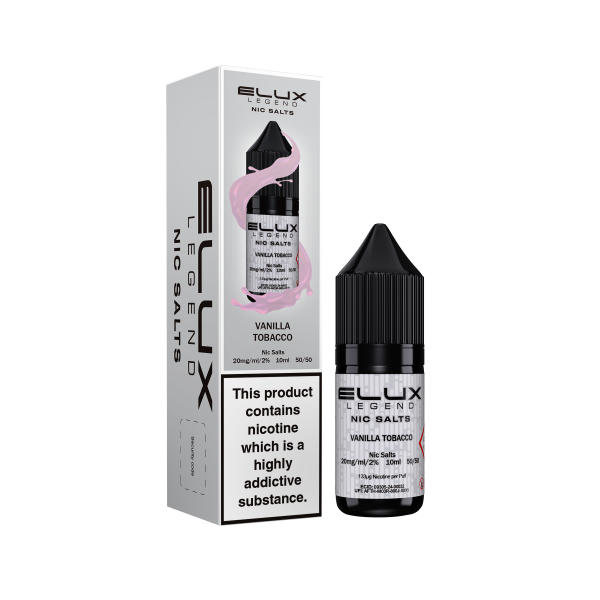 Vanilla Tobacco E-Liquid Nicotine Salt By Elux Legend 10ml - Vapestore Direct