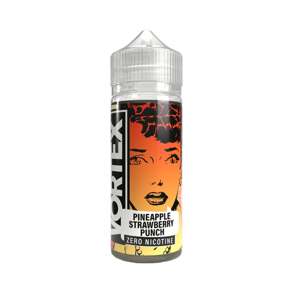 Pineapple Strawberry Punch E-Liquid Shortfill By Vortex 100ml - Vapestore Direct