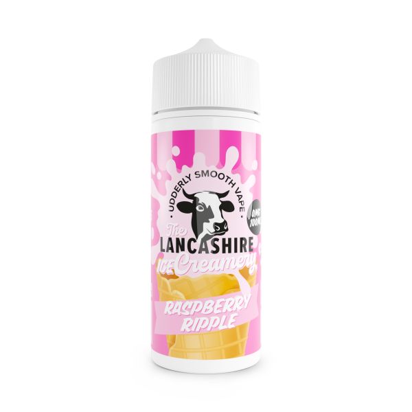 Raspberry Ripple E-Liquid Shortfill By The Lancashire ICE Creamery 100ml