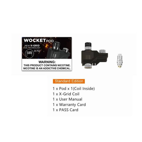 Snowwolf Wocket Replacement Pod Pack - Vapestore Direct