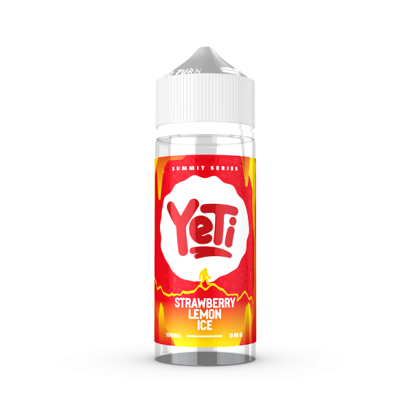 Strawberry Lemon Ice E-Liquid Shortfill SUMMIT SERIES By Yeti 100ml - Vapestore Direct